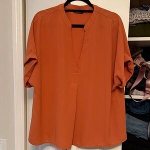 SHEIN Orange Blouse